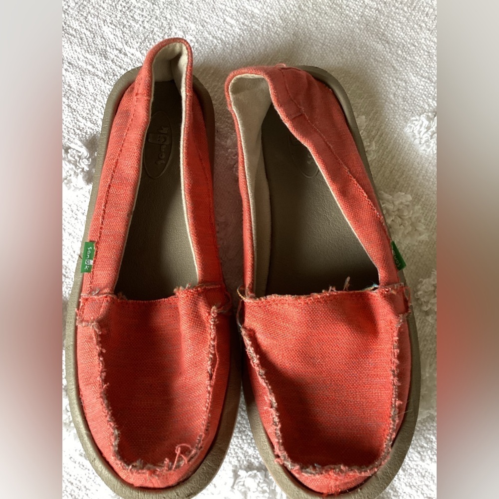 SANUK Women's Coral Canvas Slip On Loafers Shoes | 7
BT-1
